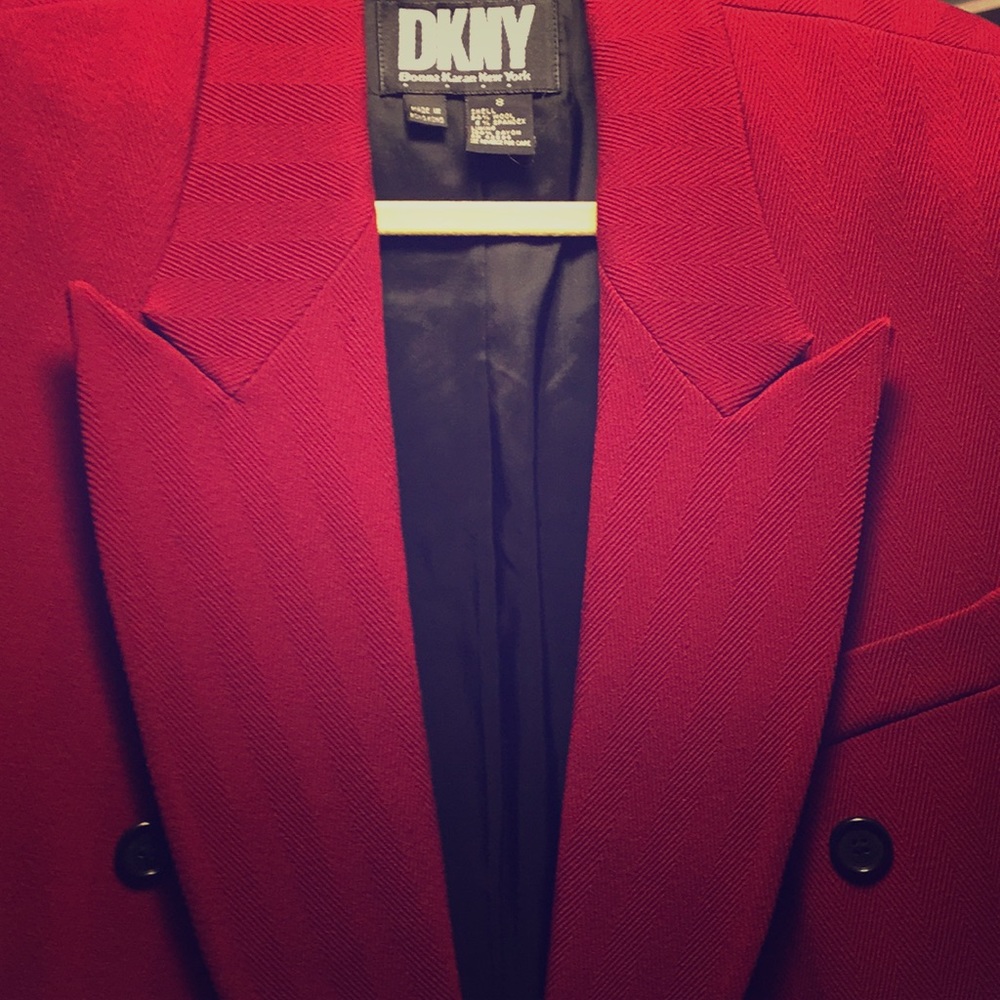 Red DKNY Blazer